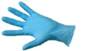 BLUE NITRILE GLOVES POWDER FREE LARGE}