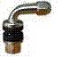 Inner Mounted T/L Valve 90 deg 11.3mm Hole VS-8-90}