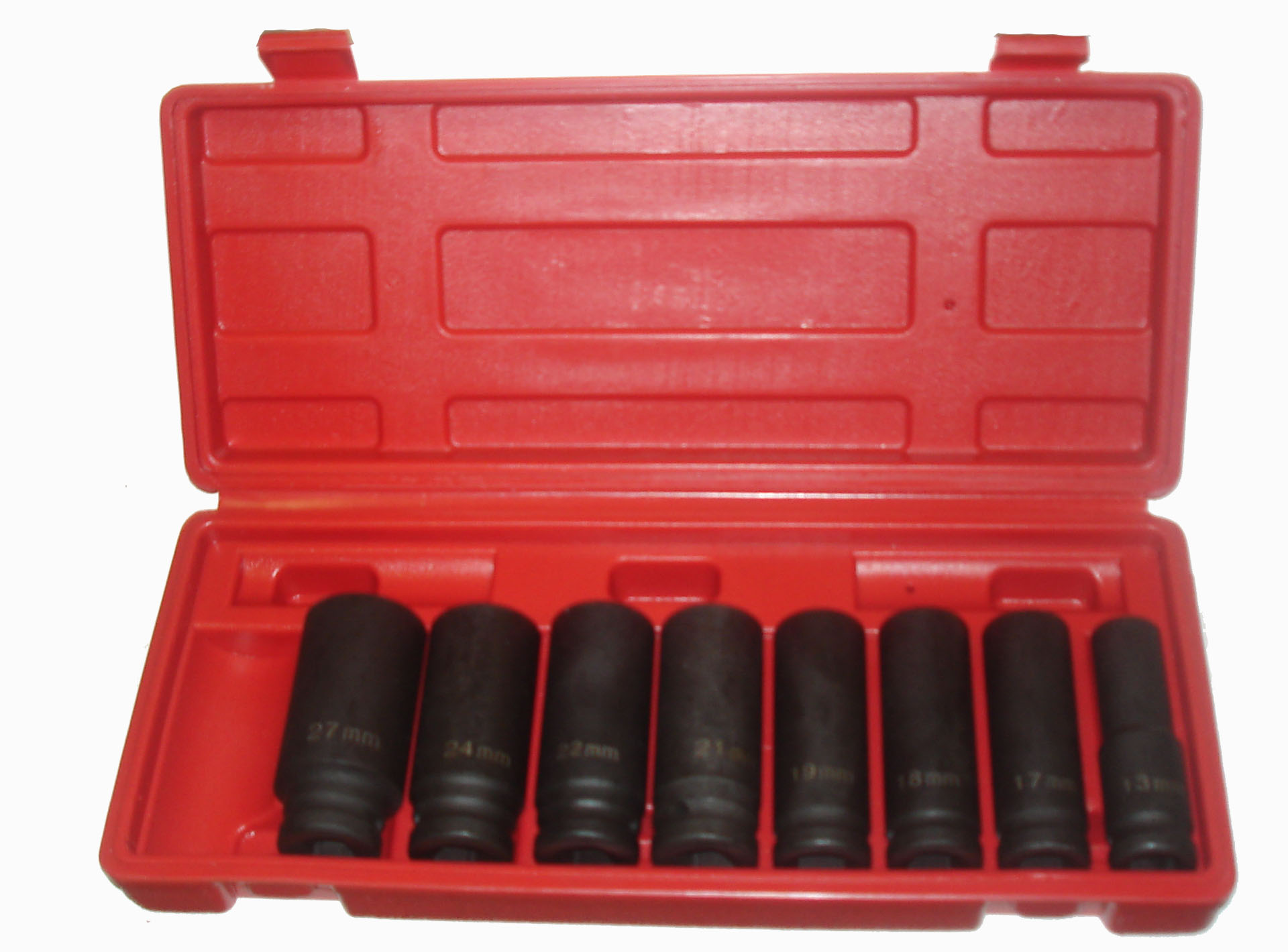 1/2" Dr. Impact Socket Set Deep 10 piece mm}