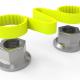 30mm Ric Clip R/H Yellow (Pack 8)}